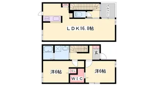 サンフローラ【1階】の間取り