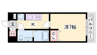MK FORT【6階】の間取り