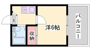 Rinky Garden Ⅱ【104号室】の間取り