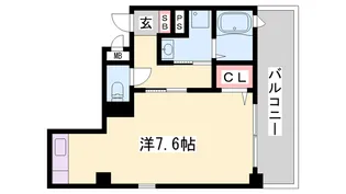 アモーレ二階町【5階】の間取り