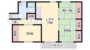 ホワイトストーン【203号室】の間取り