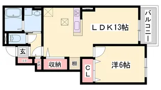 プランドールⅢ【1階】の間取り