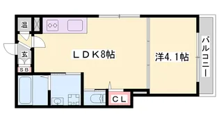 GRANDIR姫路京口【2階】の間取り