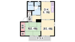 ハイツ ツェントリィシュ【C102号室】の間取り