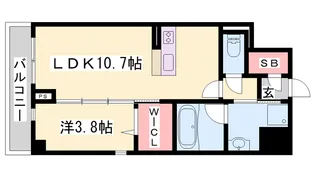 ベラ・ルーナ【4階】の間取り