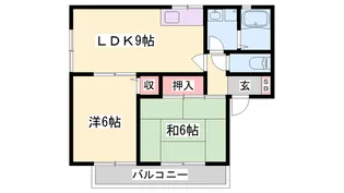 セジュール・ド・アミカ【2階】の間取り