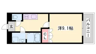 フォレストハウス【202号室】の間取り