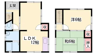 兵庫県姫路市西庄【一戸建】の間取り