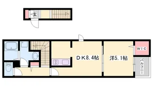 グランボヌール【2階】の間取り