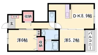 カトレーヴⅢ【1階】の間取り