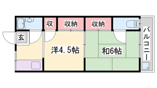 大崎荘【7号室】の間取り