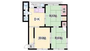 3DKの間取り画像