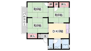 ハイツラポール A棟【2階】の間取り