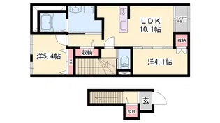 α・ジョイン【2階】の間取り