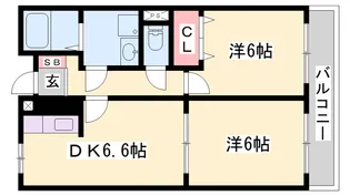 はいつさくらんぼⅢ【1階】の間取り