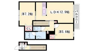 casa confort【2階】の間取り