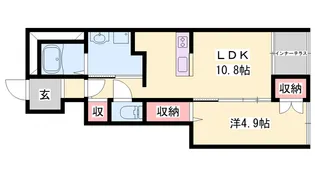 α・ジョイン【1階】の間取り
