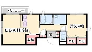メゾンヴァンクール【3階】の間取り