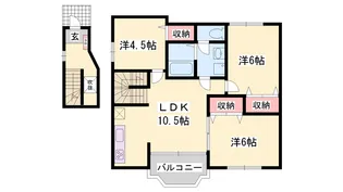 サンプレイス【2階】の間取り