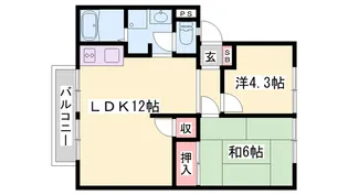 アーバン寺内【201号室】の間取り