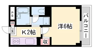 ハーブ辻井【3階】の間取り