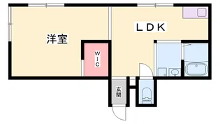 USビル塩町【5F号室】の間取り