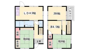 兵庫県加古川市加古川町北在家【一戸建】の間取り