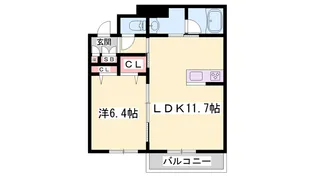 コンフォーザ下戸田【2階】の間取り