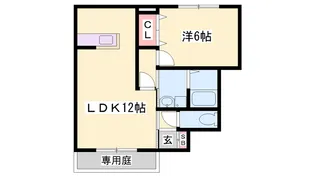 1LDKの間取り画像