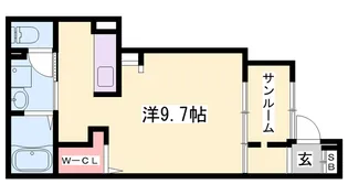 アネモスヒルズ姫路早瀬Ⅱ【102号室】の間取り