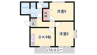 プチ・ボヌール【1階】の間取り