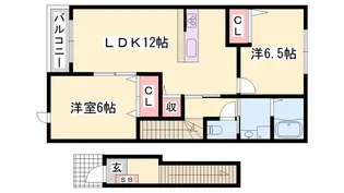 アメニティⅡ【2階】の間取り