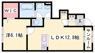 アイリス・K3【1階】の間取り