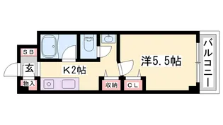 シティーヒルズⅡ【307号室】の間取り