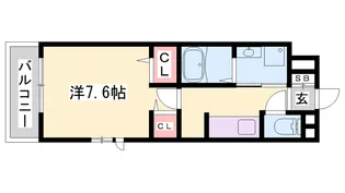 ドルチェ細江【3階】の間取り