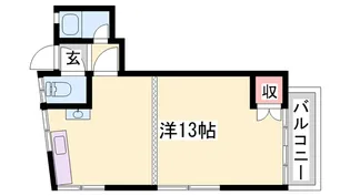 東口ハイツ【201号室】の間取り