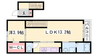 サンクネストⅠ【4階】の間取り