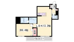 remembrance西新町【0402号室】の間取り