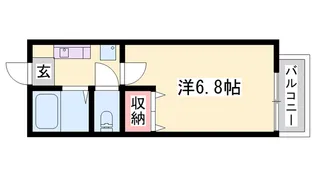 クリエイト興浜【1階】の間取り