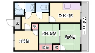 旭マンション【305号室】の間取り