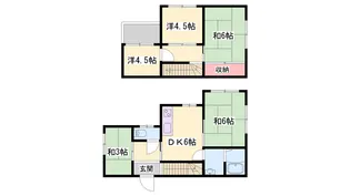 兵庫県加古川市東神吉町西井ノ口【一戸建】の間取り