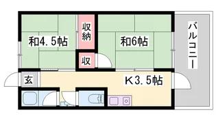高砂ファミリーマンション【2階】の間取り