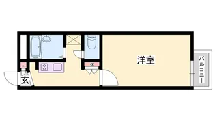 ボヌール飾西【2階】の間取り