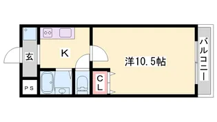 第二ライフマンション【3階】の間取り