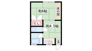 YMコーポ【2階】の間取り