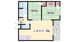 ダイヤモンドパレス【302号室】の間取り