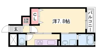サンクネスト1【3階】の間取り