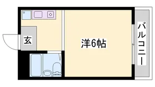 高山コーポ東加古川【3階】の間取り