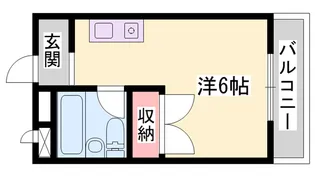 Prossimo HIMEJI【108号室】の間取り