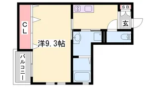 Br東延末【303号室】の間取り